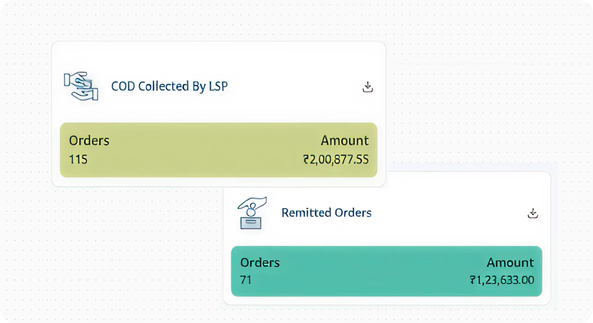 Reconcile COD receivables and freight payables instantly.