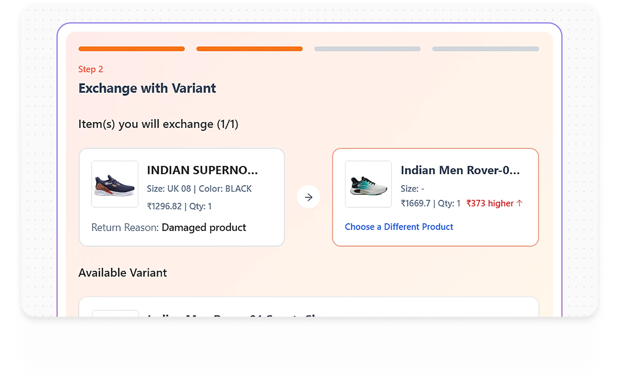 Exchange with <span>Variant</span>