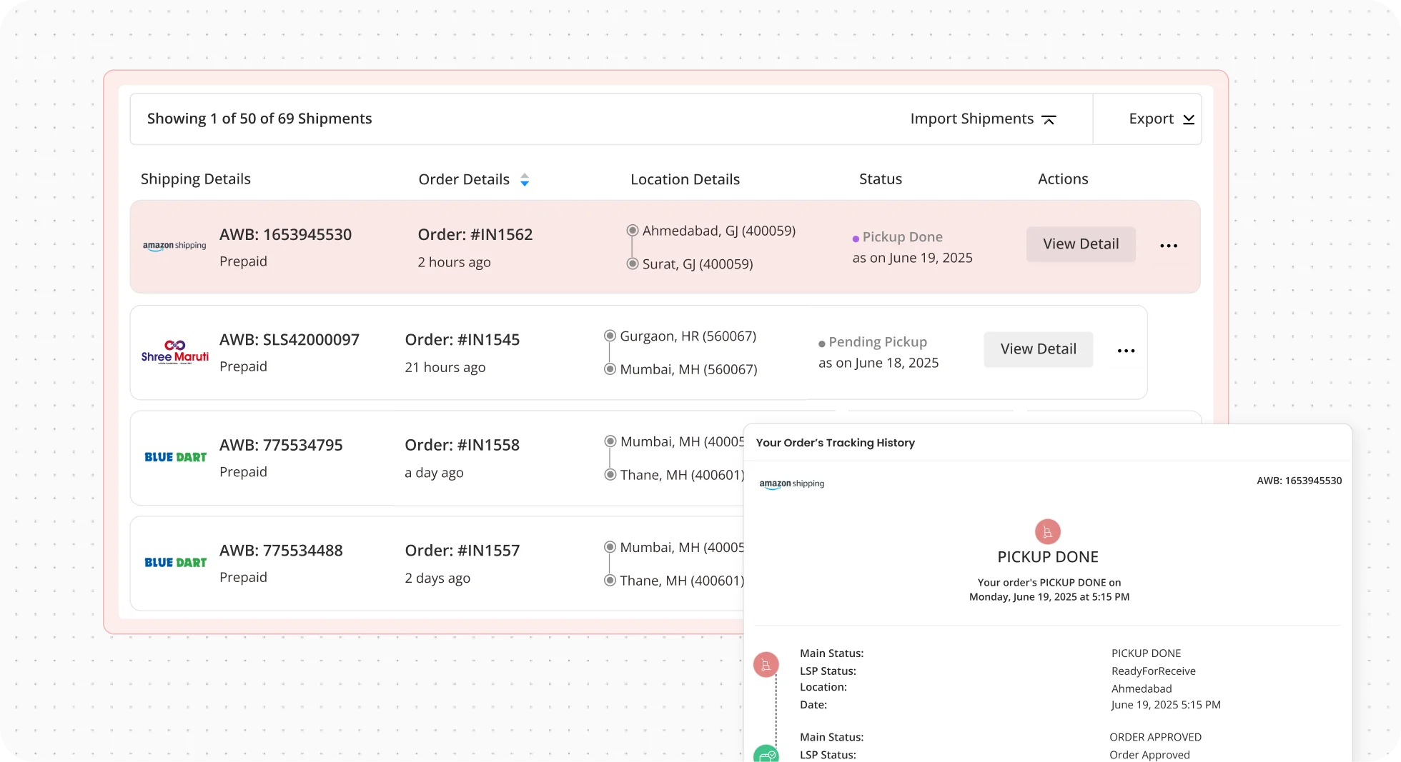 Dispatch And Track Shipments In Real-Time.