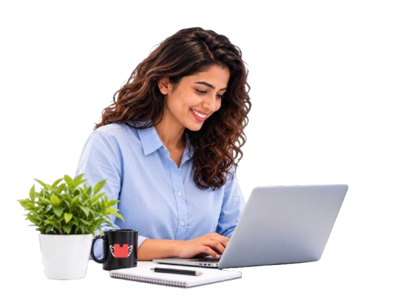 Operations specialist managing shipments from a laptop